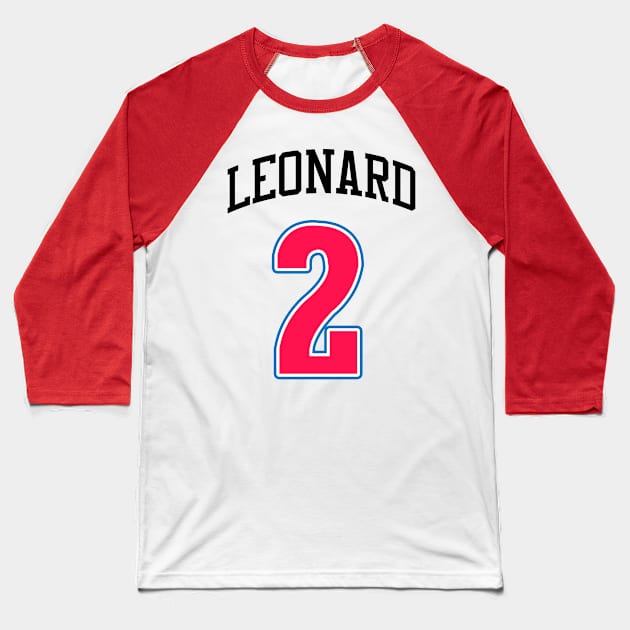 Clippers leonard Baseball T-Shirt by Cabello's